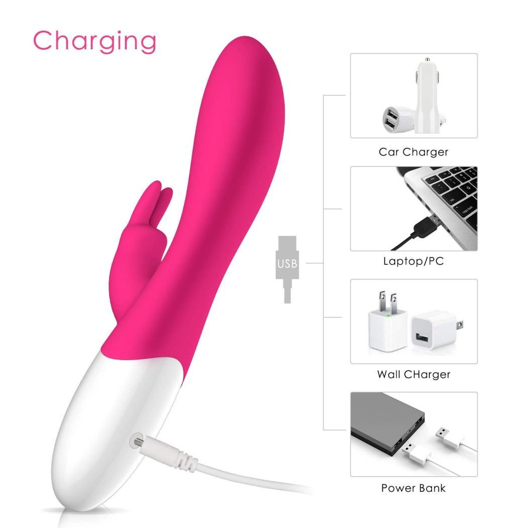 Фрикционный вибратор-кролик с вакуумной стимуляцией и нагревом Erocome Phoenix, розовый 350852 - Erocome - Вибраторы-кролики - Купить