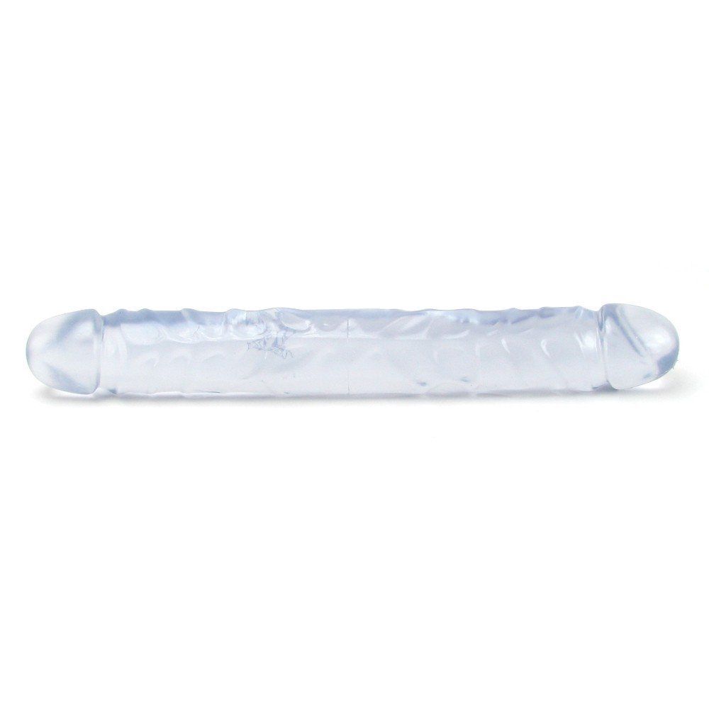 Двухсторонний фаллоимитатор Doc Johnson Crystal Jellies Double 45.5 см, розовый 0287-03 - Doc Johnson - Двухсторонние фаллоимитаторы - Купить