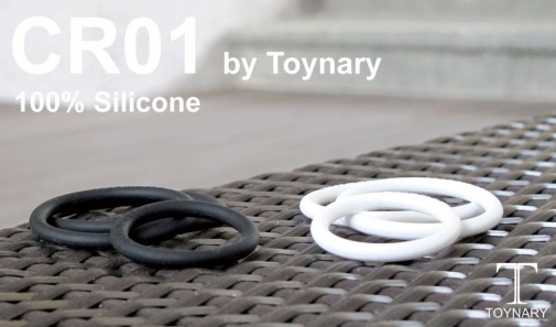 Toynary - CR01 正常陰莖環  白色 照片