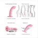 Strap-On-Me - Wave Tapping Dildo - Coral Pink 照片-5