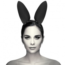 Coquette - 兔耳朵头带 - 黑色 照片