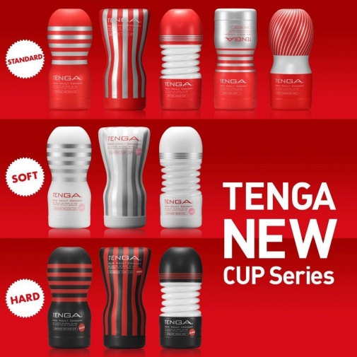 Tenga - 騎乘體位飛機杯 - 黑色刺激型 (最新版) 照片
