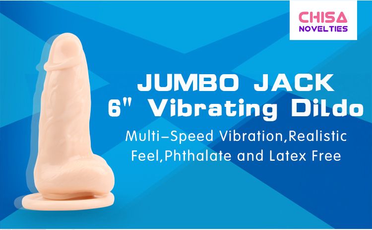 Multi-Speed Vibration, Realistic Feel, Phthalate and Latex F... Chisa - 6″ Vibrating Dildo - Flesh photo-10