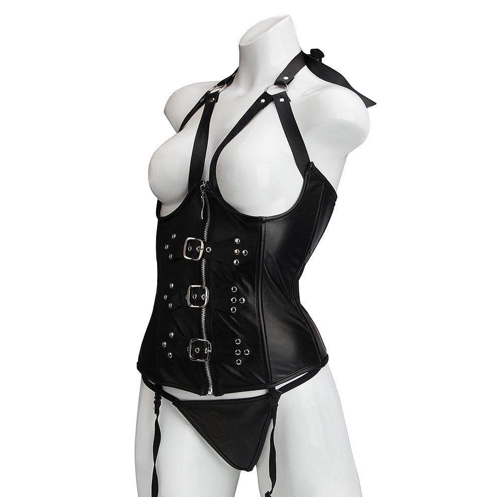 American brand S&M Essentials launches a series of bdsm prod... S&M - Patent Leather Show Me Harness photo-2