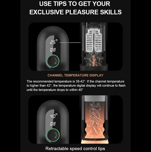 TryFun - Black Hole Pro Smart Retractable App-Controlled Masturbator photo-15