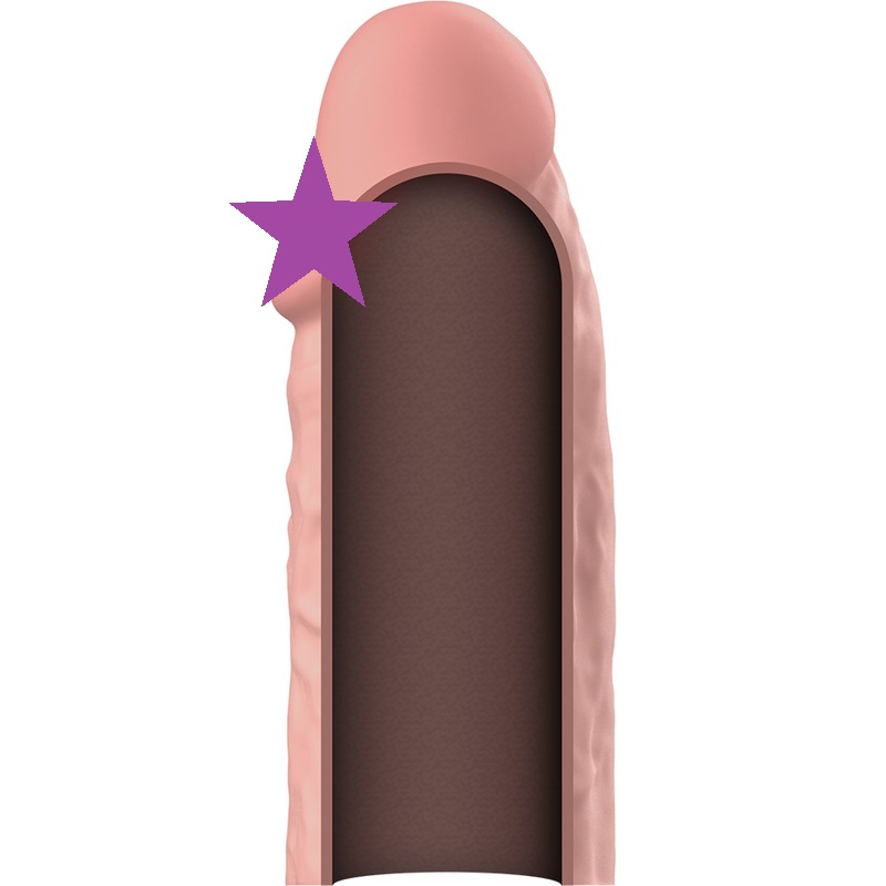 Increase your girth and intensify the pleasure for both of y... VirilXL - V3 Penis Extender - Flesh photo-2