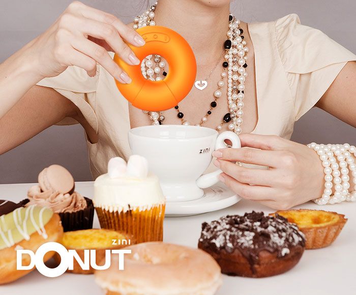 Attractive design and color of Donut. Female and male, every... Zini - Donut Vibrator - Strawberry photo-11