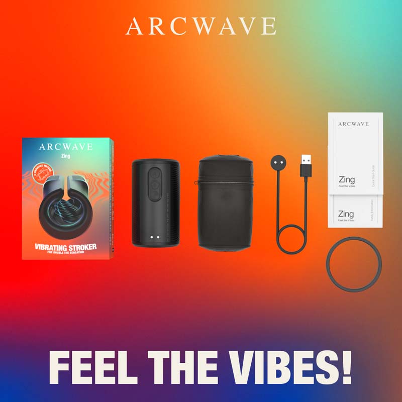 Arcwave - Zing 雙摩打強力強莖按摩器 - 黑色 照片-9