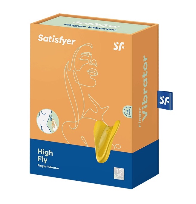 With its ergonomic wings and delicate body, the Satisfyer Hi... Satisfyer - High Fly - Yellow photo-5