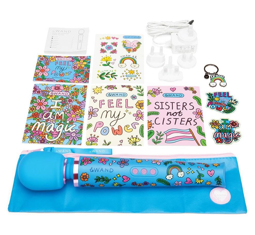 Le Wand - Feel My Power Massager - Blue photo-5