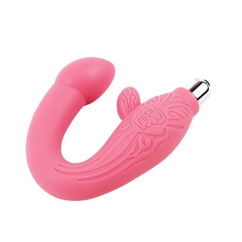 Material:ABS+Silicone
Product Size:25cm,Φ4cm
Product Wei... Chisa - Goddess Dual Glit G-Spot Vibrator - Pink photo-2