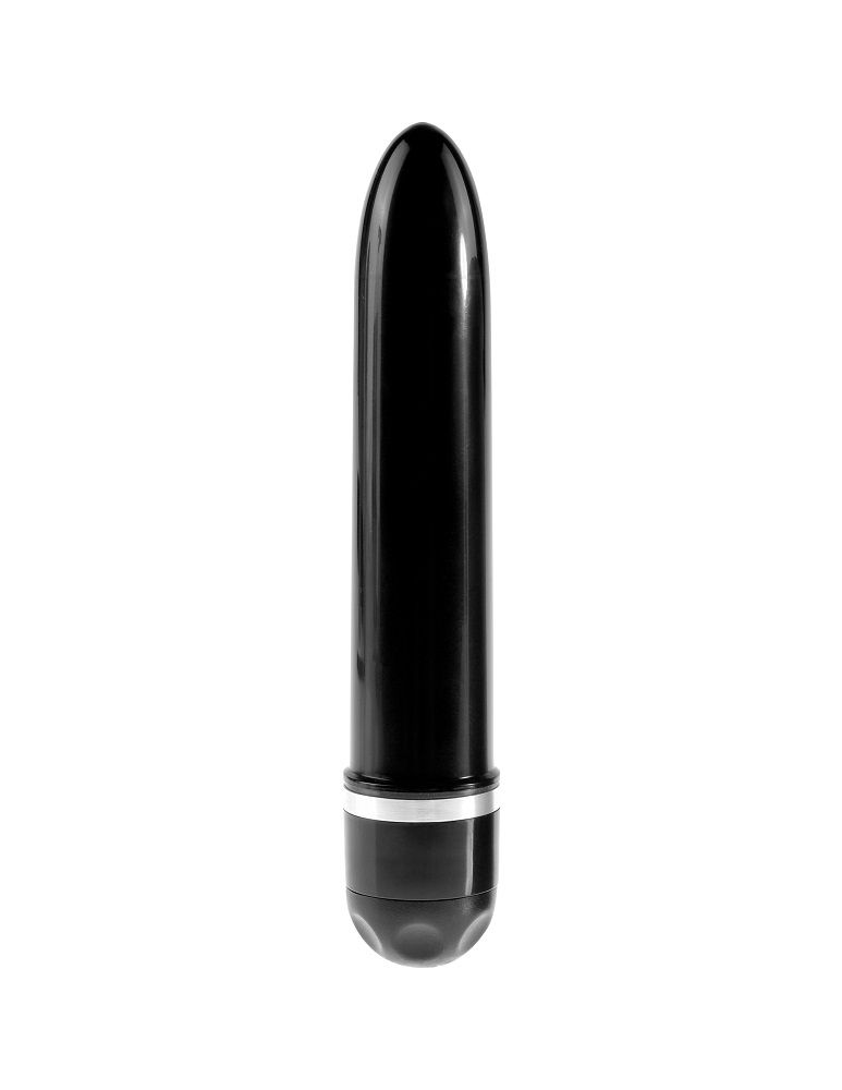 When you’re looking for a realistic vibe that’s always ready... King Cock - Cock 7″ Vibro Stiffy - Brown photo-2