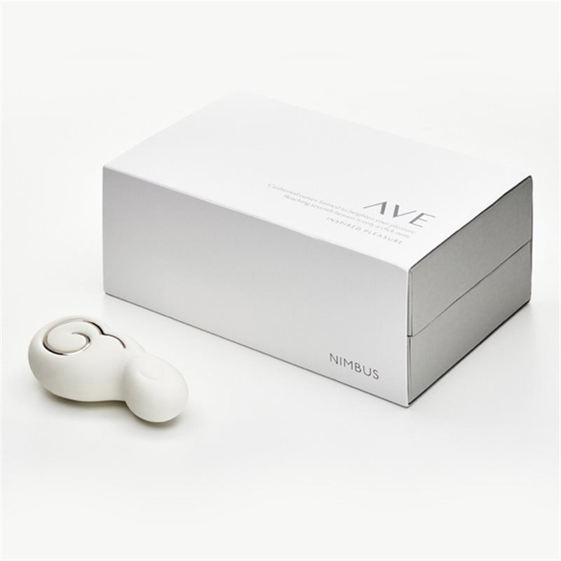 Swirling clouds sit in the palm of your hands, supple to the... Ave - Nimbus Massagers - White photo-3