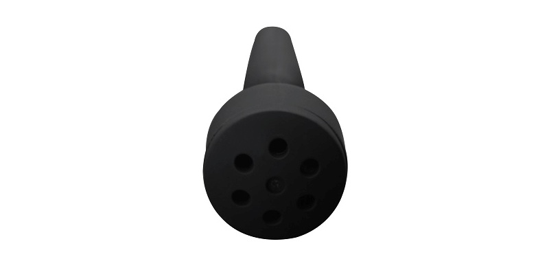 Phthalate Free, Smooth and Silky Touch, Urethral play, Open-... Chisa - Sprinkler Urethral Insert - Black photo-2