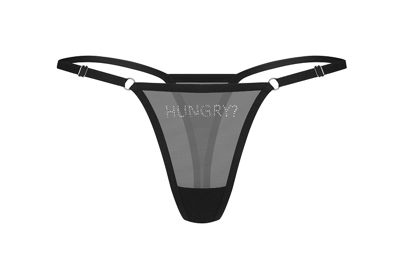 Obsessive - Violami Hungry Thong - Black - S/M 照片-5