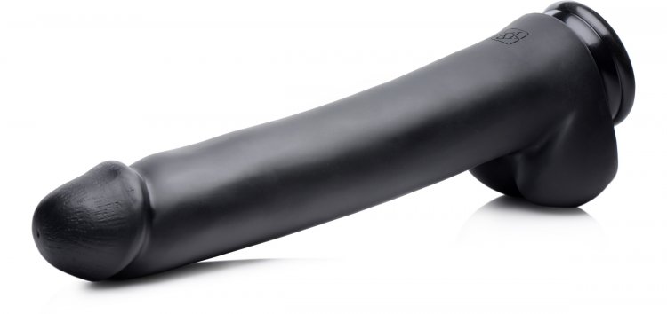 Get ready for The Master to fill you to your limits! This hu... Master Cock - Suction Cup Dildo - Black photo-5