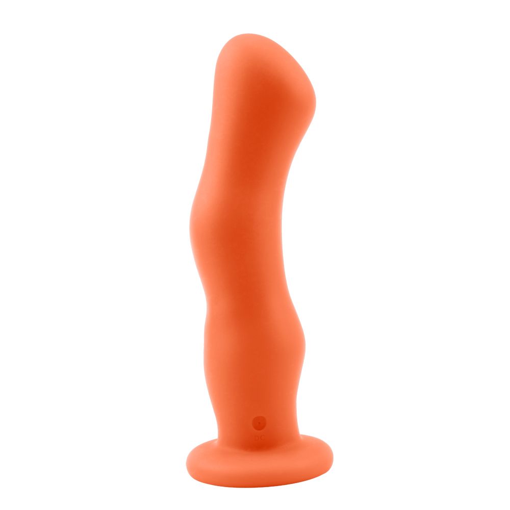 Material: silicone Chisa - Curve Burst Vibrator - Orange photo-4