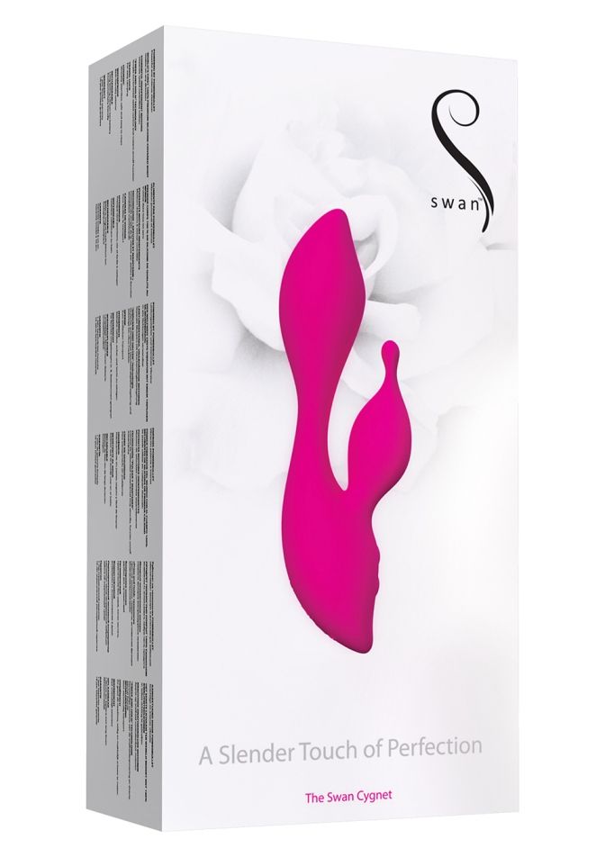 Similar to The Whopper Swan and The Swan Princess in shape, ... Swan - The Cygnet Swan Vibrator - Pink photo-9