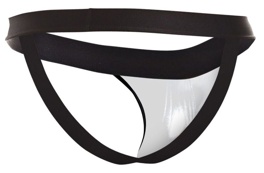 The Cut4men Jockstrap is designed for men with an active lif... Cut4men - Jockstrap Provocative - Black Skai - L photo-4