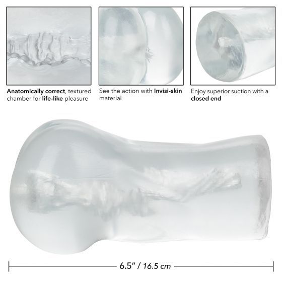 CEN - Stroke It Tight 超紧致刺激型后庭飞机杯 - 透明 照片-4