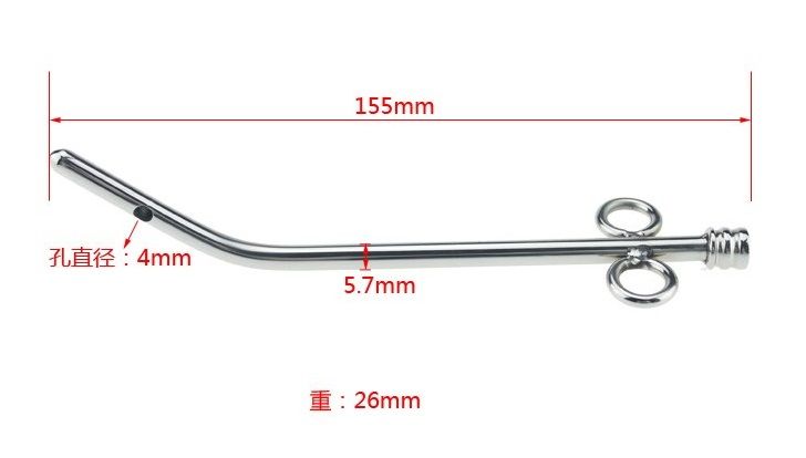 Stainless steel plugs are designed for a nice comfortable fi... MT - Penis Plug 155mm photo-5