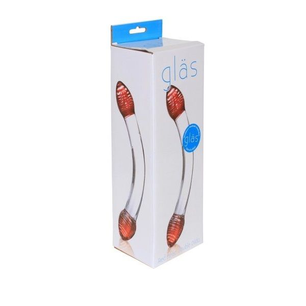 Glas - Red Head Double Dildo photo-7