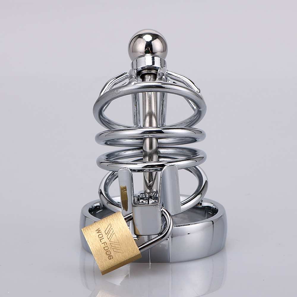 MT - 男用貞操鎖配尿道棒 50mm 照片-2