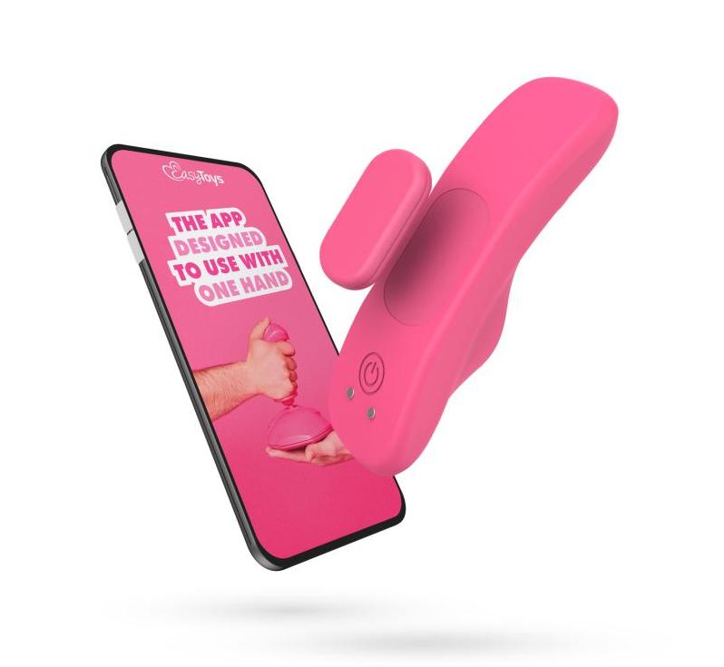 Easytoys -  Zara 應用程式控制 內褲陰蒂震動器 - 粉紅色 照片-2