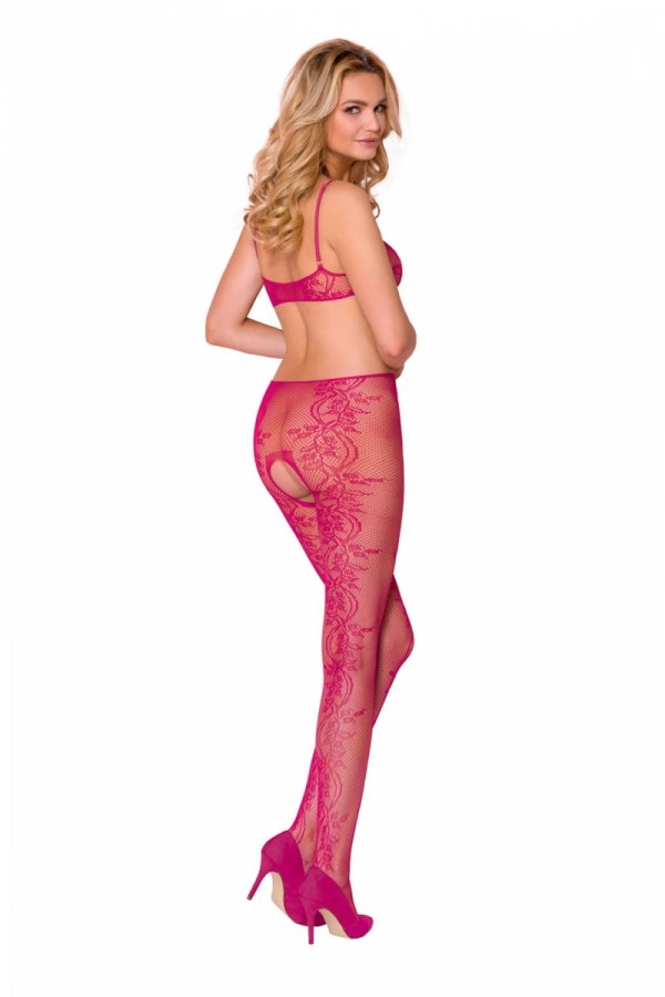 Sexy bodystocking that perfectly fits the figure, emphasizin... Casmir - Bodystocking CA002 - Fuchsia photo-2
