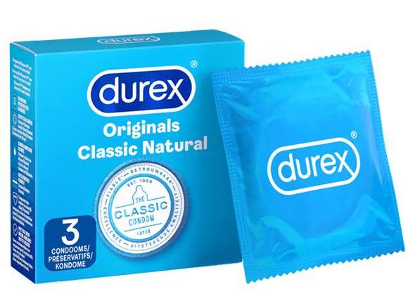 Durex Natural easy-on condoms are now shaped to be easier to... Durex - Classic Natural Condoms 3's Pack photo-2