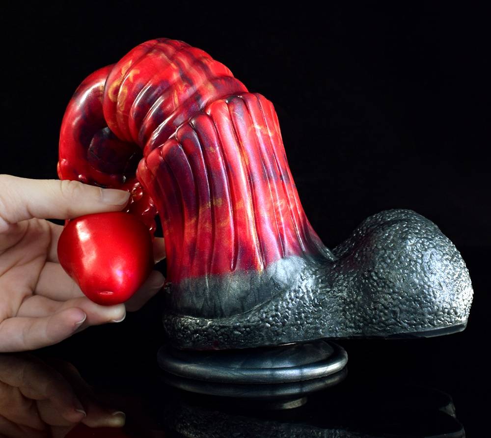 Unisex animal dildo with bright design
Material: silicone
I... FAAK - Fitz Dildo - Fire Dragon photo-3