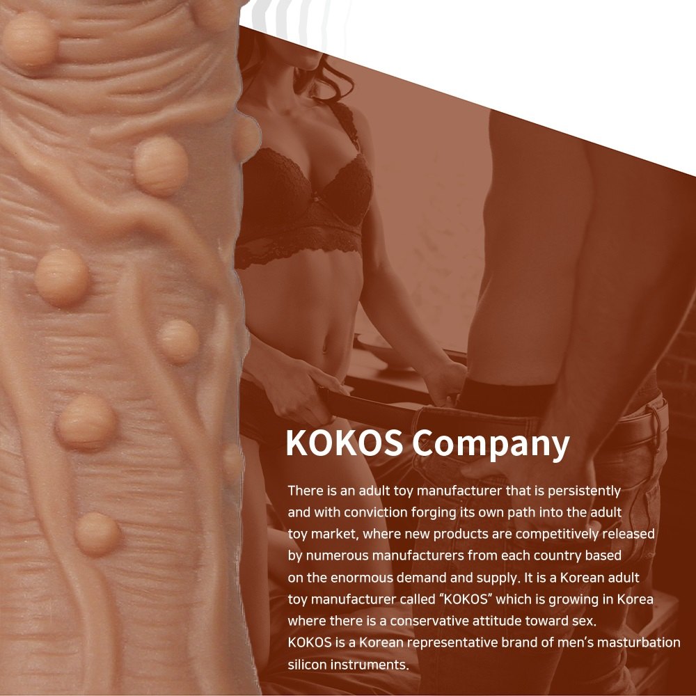 Penis Sleeve #2 is very elastic nozzle on the penis, tightly... Kokos - Penis Sleeve #2 L - 43x54x165mm photo-5