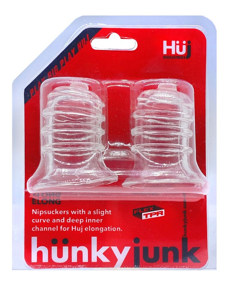 The Elong nip suckers work, they really do suck, and look so... Hunkyjunk - Elong Nipple Suckers - Clear photo-3