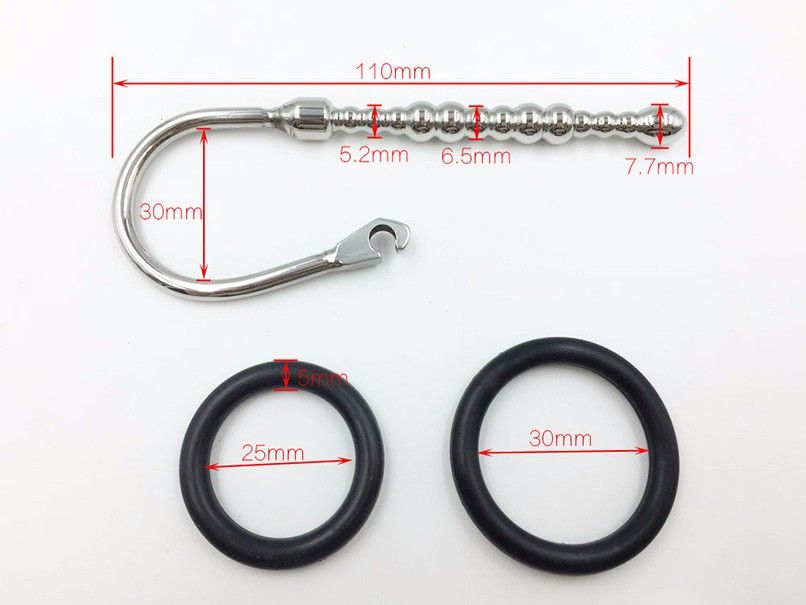 尿道导管声阴茎插头
材质:不銹钢
插头尺寸:110 * 6.5mm
2环尺寸:25 / 30mm
免责声明:本公... MT - 尿道棒连延长环 - 110mm 照片-9