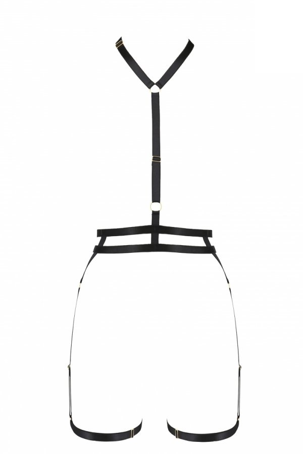 Denira is an extremely sensual piece of clothing that can be... Passion - Denira Harness - Black photo-5