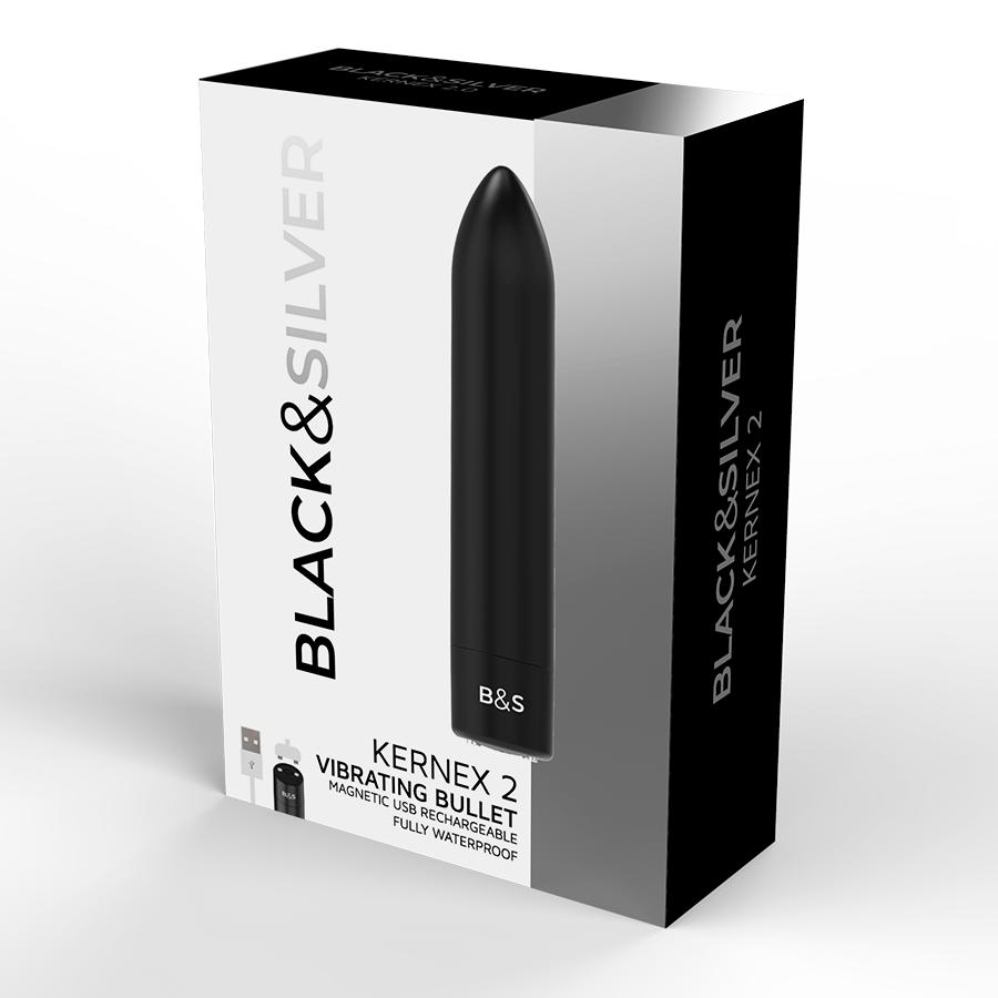 erfect for beginners, The Kernex 2 Bullet is a cute little v... Black&Silver - Kernex 2 Vibro Bullet - Black photo-4