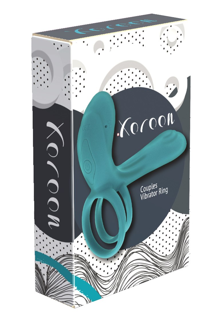 Xocoon - Couples Vibro Ring - Green photo-8