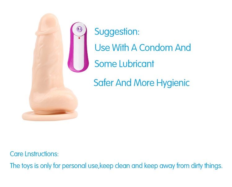 Multi-Speed Vibration, Realistic Feel, Phthalate and Latex F... Chisa - 6″ Vibrating Dildo - Flesh photo-9