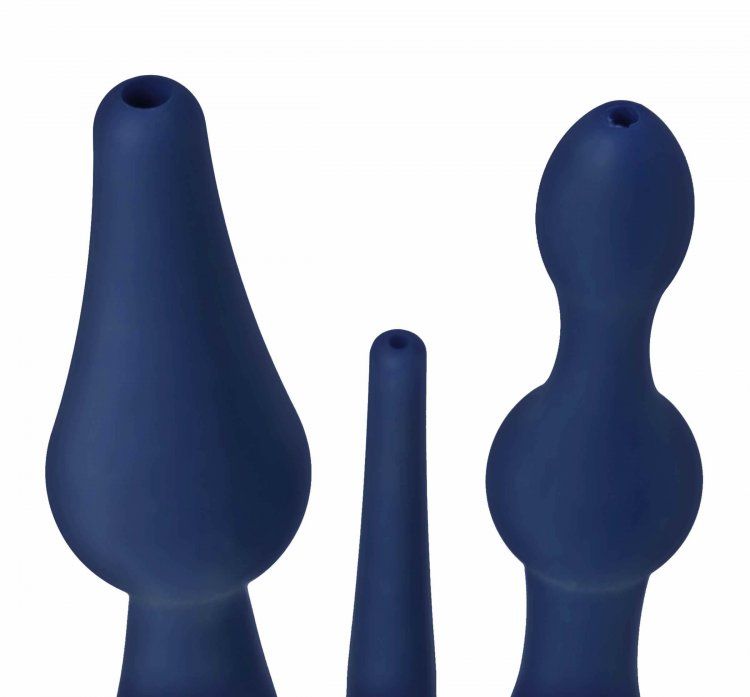 These versatile enema attachments make this set the perfect ... CleanStream - 3 Piece Enema Attachment Set Universal - Blue photo-2