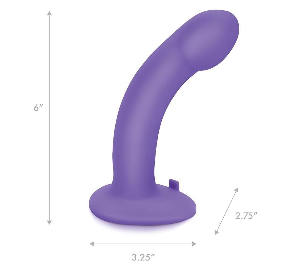 15 Vibration patterns
6 Vibration speeds
Wireless Remote Con... Pegasus - 6'' Curved Wireless Remote Control w/Harness - Purple photo-8