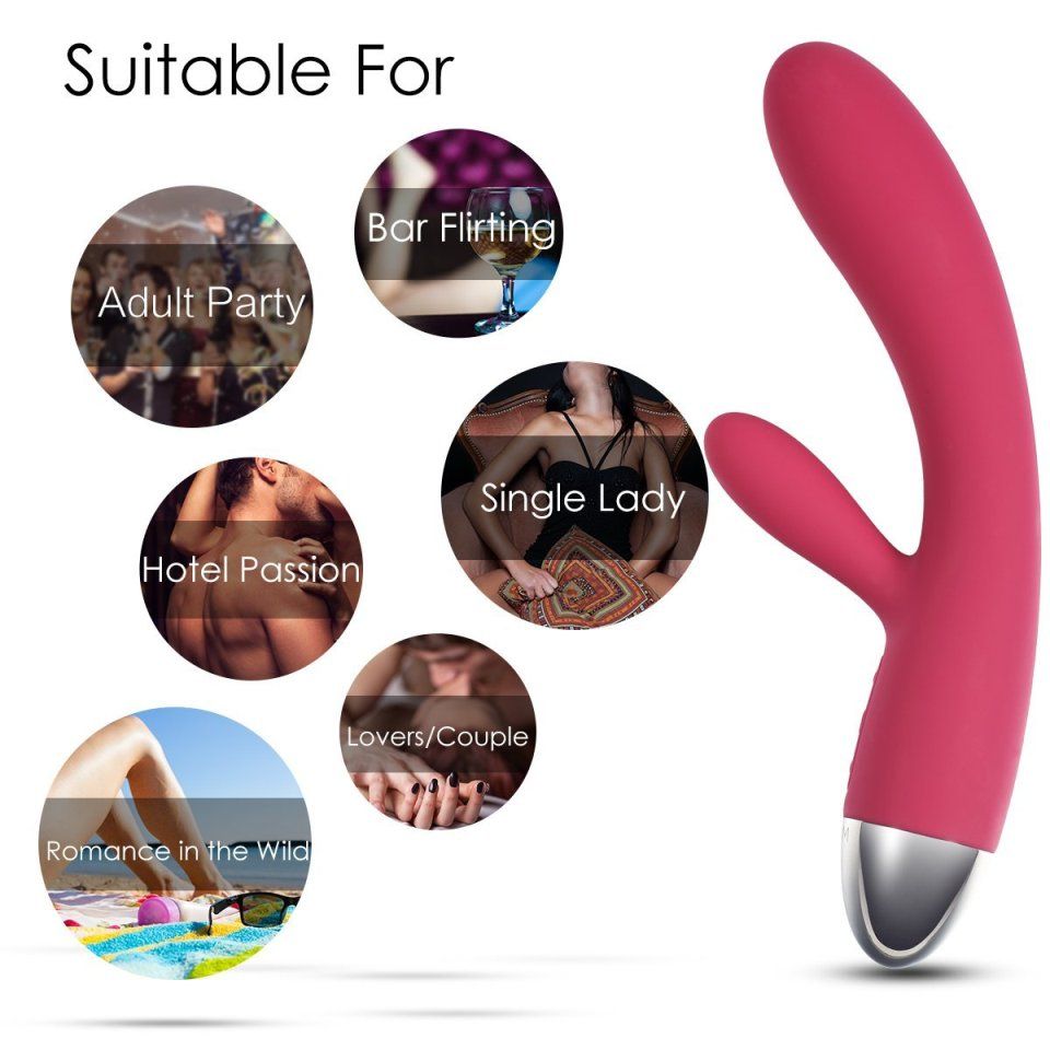 Lorna has a SVAKOM intelligent mode which highly imitates th... SVAKOM - Lorna Touch Sensor Rabbit - Wine Red photo-11
