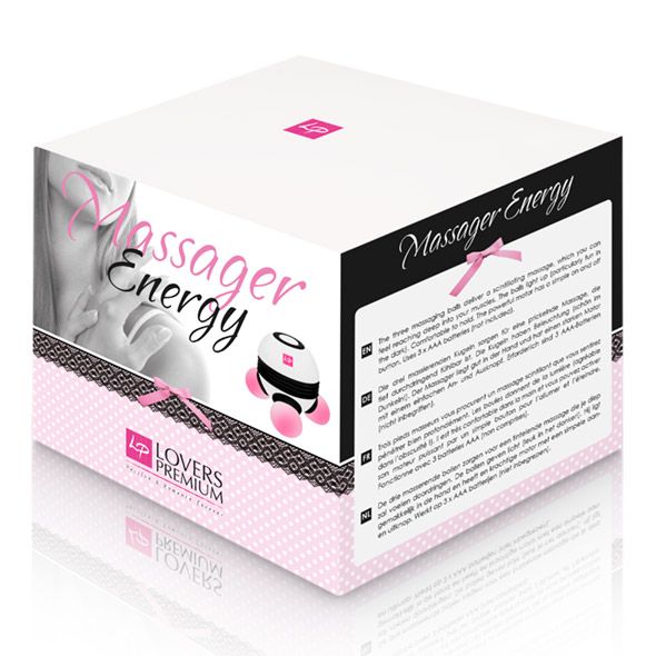 The three massaging balls deliver a scintillating massage, w... Lovers Premium - Energy Massager - White photo-5