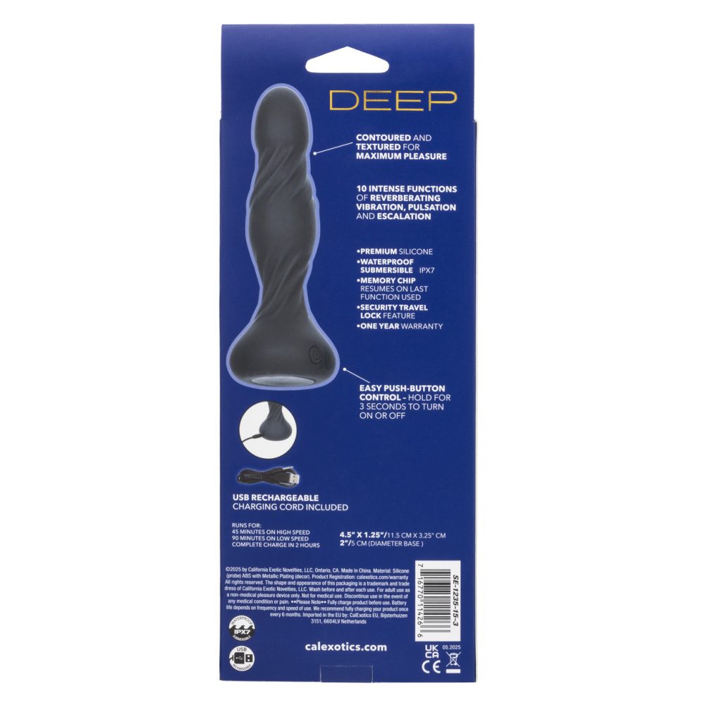 CEN - Deep Swirl Vibro Plug - Black photo-9