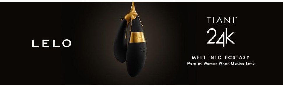 Sealed with a 24 karat gold kiss, this vibrating couples’ ma... Lelo - Tiani 24k Massager - Black photo-8