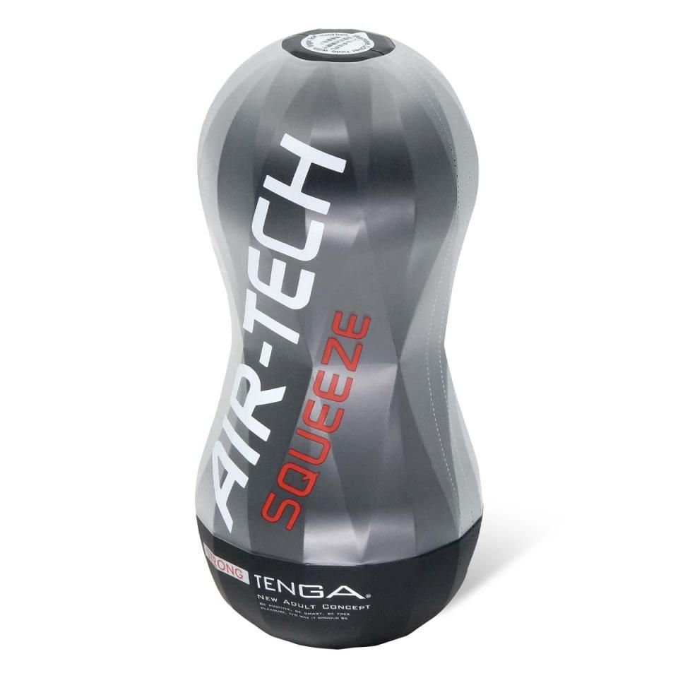 Tenga - Air-Tech Squeeze 重複使用型真空杯 刺激形 - 黑色 照片-3