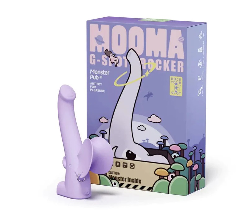 Monster Pub - Mooma Heating G-Spot Vibrator - Purple photo-6