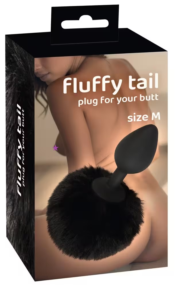 The fluffy tail plug for your butt size M by You2Toys has a ... You2Toys - Fluffy Tail Plug M - Black photo-9