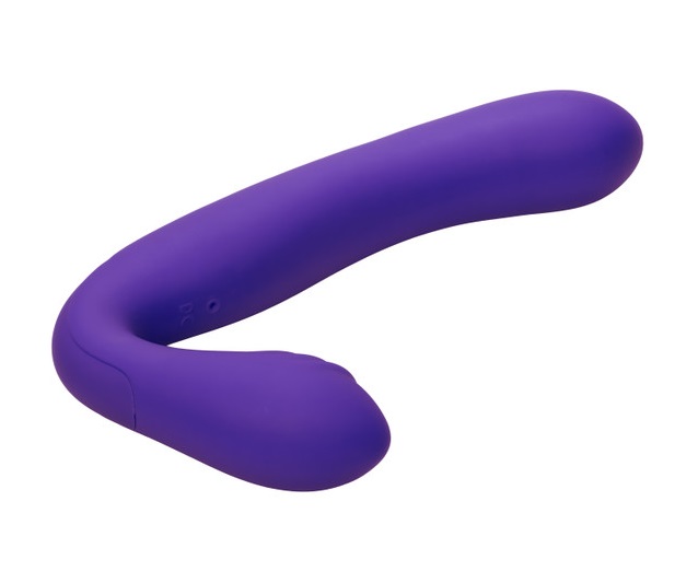 Share the pleasure with the Rechargeable Silicone Love Rider... CEN - Love Rider Strapless Strap-On - Pink photo-3