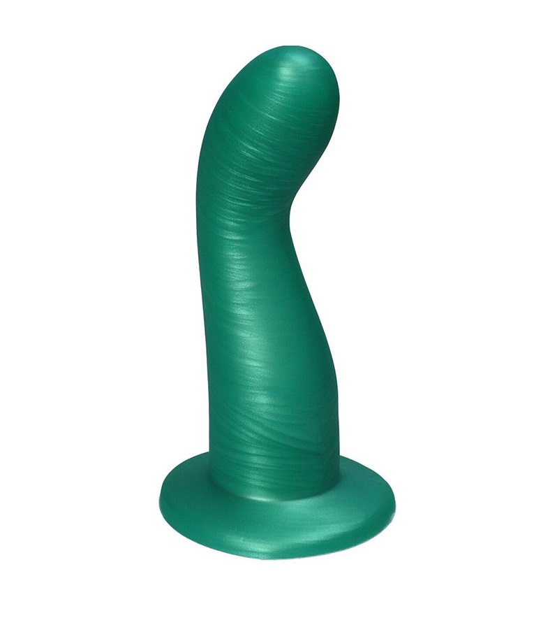 Although Leda is a smaller dildo (15.5 cm), Leda'... Ylva & Dite - Leda P-Spot Dildo - Green photo-2