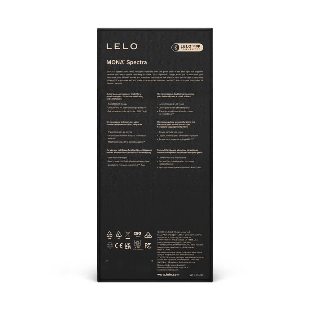 Lelo - Mona Spectra APP LED G-Spot Vibrator - White photo-15